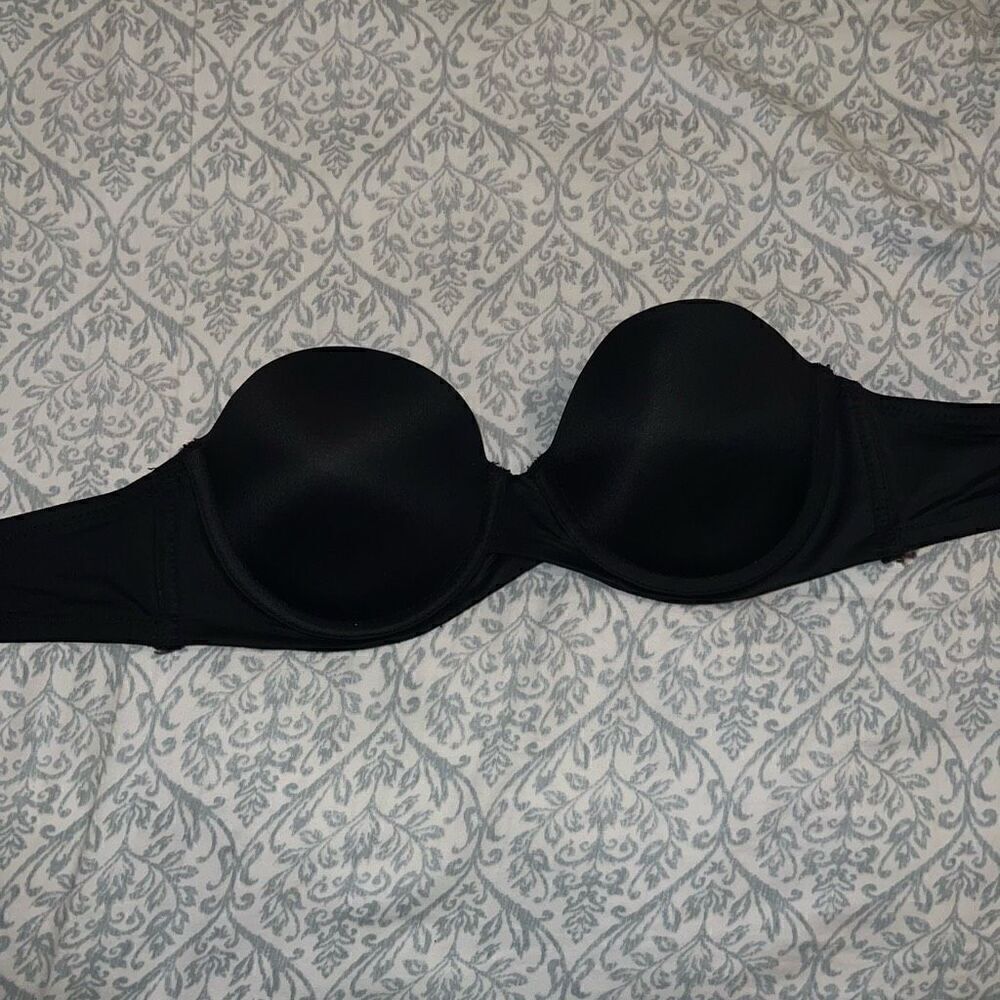 Maidenform strapless bra push up bra black size 34A￼